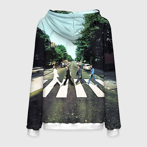 Мужская толстовка The Beatles альбом Abbey Road / 3D-Белый – фото 2