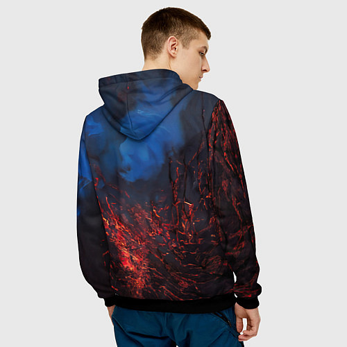 Мужская толстовка Sodom Cod red / 3D-Черный – фото 4