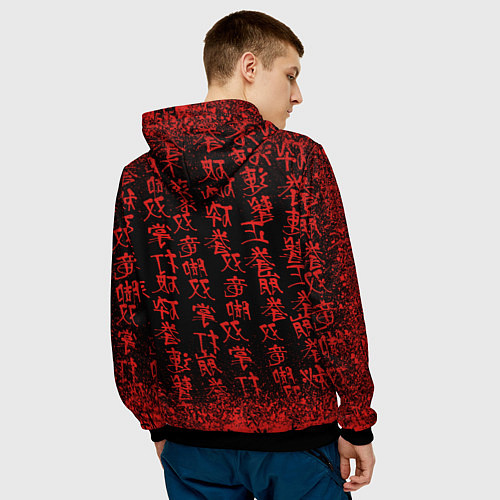 Мужская толстовка Power - Chainsaw Man / 3D-Черный – фото 4