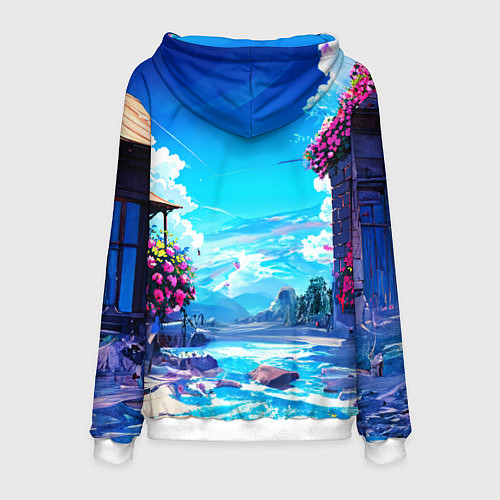 Мужская толстовка Астольфо служанка - Fate grand order / 3D-Белый – фото 2