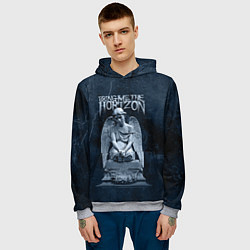 Толстовка-худи мужская Bring Me The Horizon Angel, цвет: 3D-меланж — фото 2