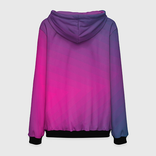 Мужская толстовка Ёж в очках - опача / 3D-Черный – фото 2