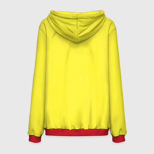 Мужская толстовка Фиджи - Тихий океан / 3D-Красный – фото 2