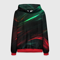 Мужская толстовка Dark red and green