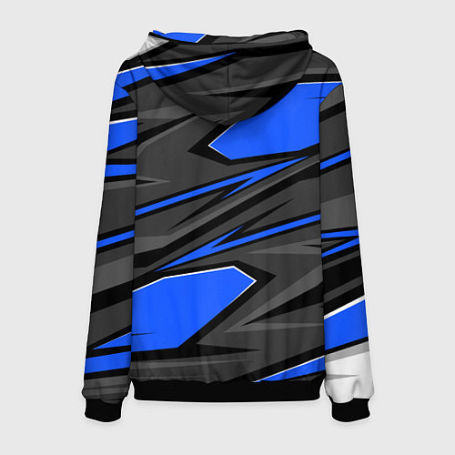 Мужская толстовка Вольцваген - спортивная униформа / 3D-Черный – фото 2