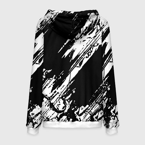 Мужская толстовка Mitsubishi - белый пятна / 3D-Белый – фото 2