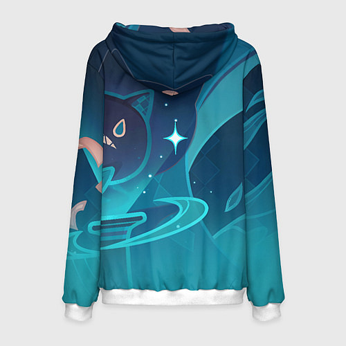 Мужская толстовка Lynette Genshin Impact / 3D-Белый – фото 2