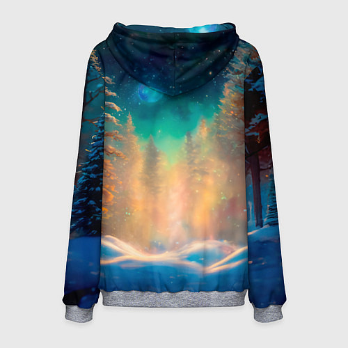 Мужская толстовка Дракон играет на аккордеоне / 3D-Меланж – фото 2