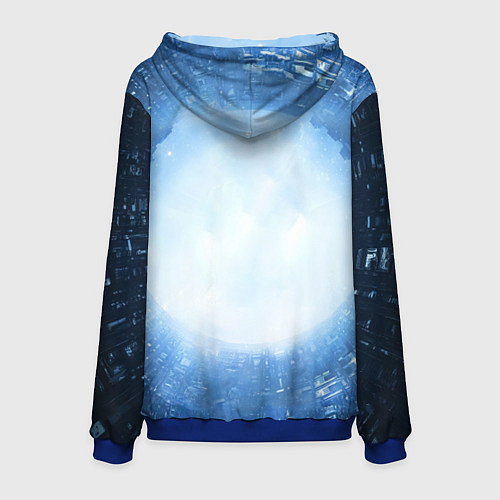 Мужская толстовка Starfield lost in space / 3D-Синий – фото 2