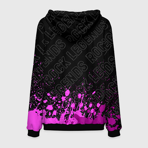 Мужская толстовка Coldplay rock legends: символ сверху / 3D-Черный – фото 2