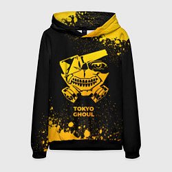 Толстовка-худи мужская Tokyo Ghoul - gold gradient, цвет: 3D-черный