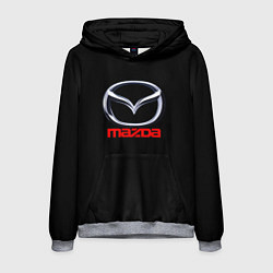 Толстовка-худи мужская Mazda japan motor, цвет: 3D-меланж