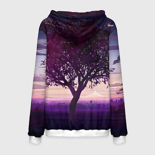 Мужская толстовка Love Money Rock-n-Roll сакура / 3D-Белый – фото 2