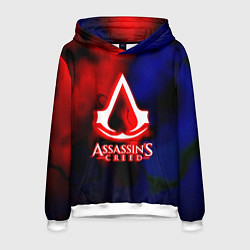 Толстовка-худи мужская Assassins Creed fire, цвет: 3D-белый