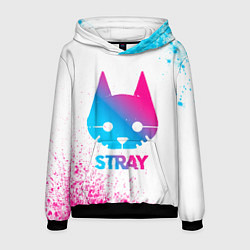 Мужская толстовка Stray neon gradient style