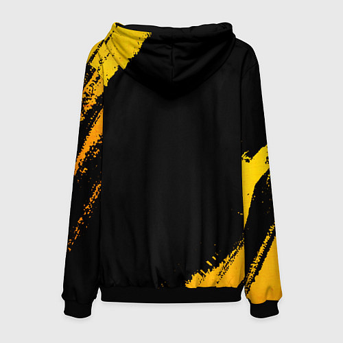 Мужская толстовка Dongfeng - gold gradient / 3D-Черный – фото 2