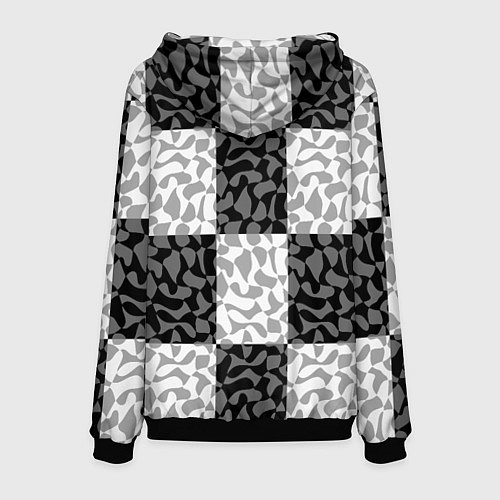 Мужская толстовка Smile chaos / 3D-Черный – фото 2