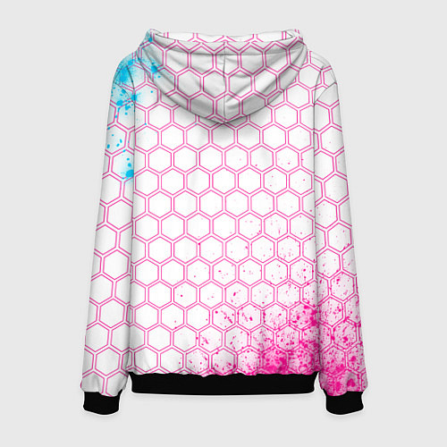 Мужская толстовка Assassins Creed neon gradient style / 3D-Черный – фото 2