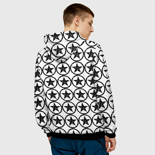 Мужская толстовка The Prodigy Keith Flint firestarter / 3D-Черный – фото 4