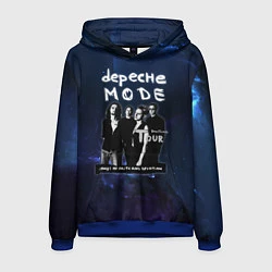 Толстовка-худи мужская Depeche Mode - Devotional тур, цвет: 3D-синий