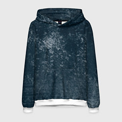 Толстовка-худи мужская Абстракция - gray blue, цвет: 3D-белый