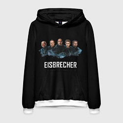 Толстовка-худи мужская Eisbrecher art, цвет: 3D-белый