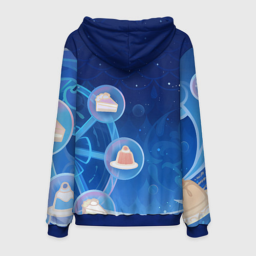 Мужская толстовка Furina Genshin Impact / 3D-Синий – фото 2