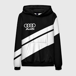 Толстовка-худи мужская Audi sport line, цвет: 3D-черный