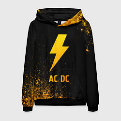 Мужская толстовка AC DC - gold gradient