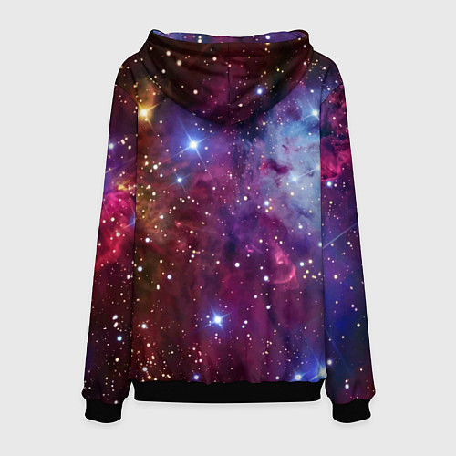 Мужская толстовка Homer Simpson in space - ai art / 3D-Черный – фото 2