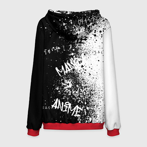 Мужская толстовка Фрирен в современном времени / 3D-Красный – фото 2