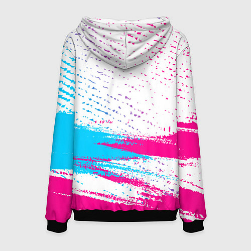 Мужская толстовка Fall Out Boy neon gradient style посередине / 3D-Черный – фото 2