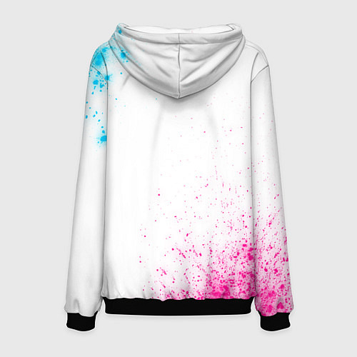 Мужская толстовка Bring Me the Horizon neon gradient style / 3D-Черный – фото 2