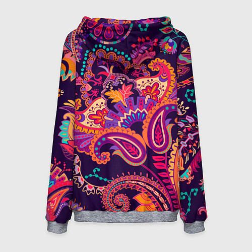Мужская толстовка Индийские этнические узоры / 3D-Меланж – фото 2