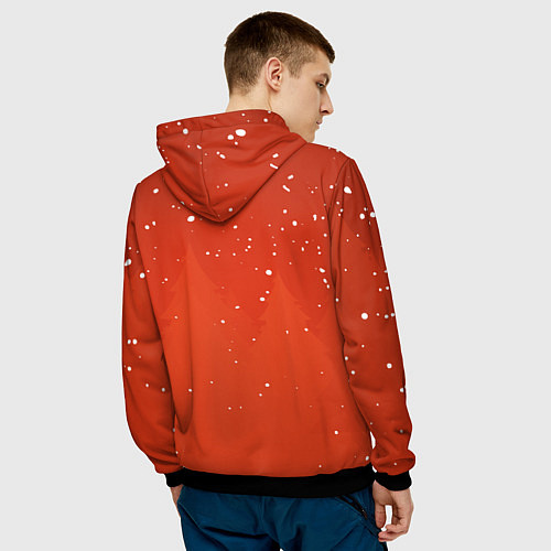 Мужская толстовка The best brother / 3D-Черный – фото 4