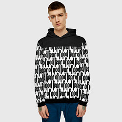 Толстовка-худи мужская Fear of God, цвет: 3D-черный — фото 2