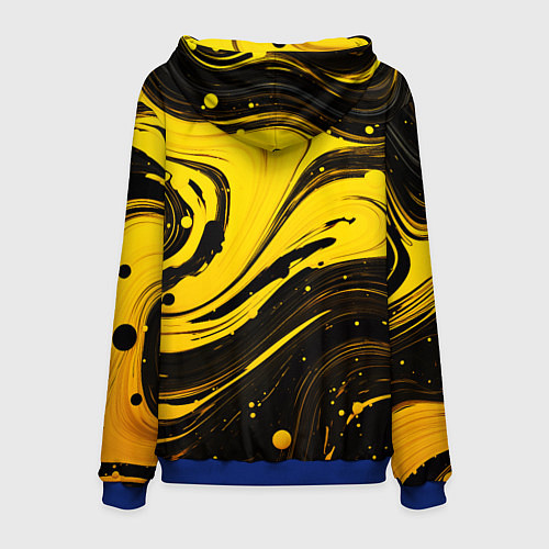 Мужская толстовка Ребекка и Киберпанк / 3D-Синий – фото 2