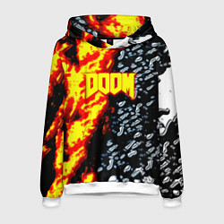 Мужская толстовка Doom огненное лого