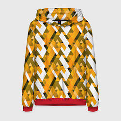 Мужская толстовка White and yellow shapes