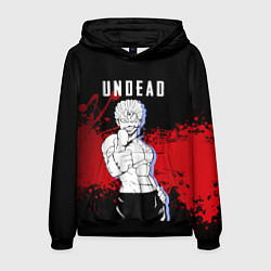 Толстовка-худи мужская Анди - Нежить и неудача, цвет: 3D-черный