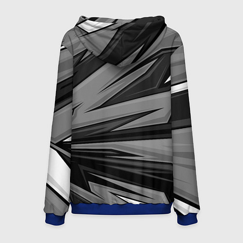 Мужская толстовка Honda - монохромный спортивный / 3D-Синий – фото 2