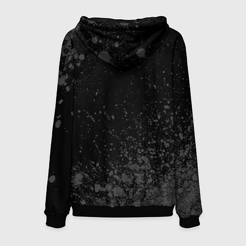 Мужская толстовка GTA 6 glitch на темном фоне / 3D-Черный – фото 2