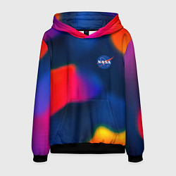 Толстовка-худи мужская Nasa gradient sportcolor, цвет: 3D-черный