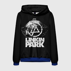 Толстовка-худи мужская Linkin Park рэп-метал, цвет: 3D-синий