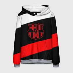 Толстовка-худи мужская Barcelona stripes sport, цвет: 3D-меланж