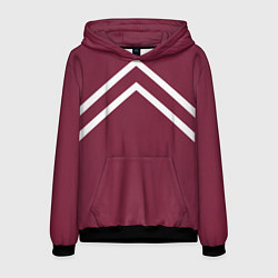 Толстовка-худи мужская Бордовая кофта костюм Марата - слово пацана сериал, цвет: 3D-черный