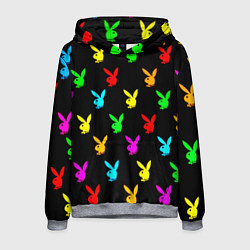 Мужская толстовка Playboy pattern неон