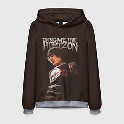 Толстовка-худи мужская Oli Sykes - Bring Me the Horizon, цвет: 3D-меланж