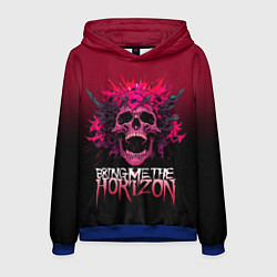 Толстовка-худи мужская Bring Me the Horizon - rock band, цвет: 3D-синий