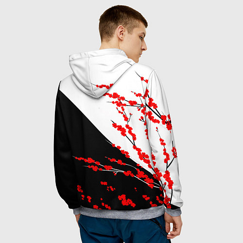 Мужская толстовка Tokyo Dragon / 3D-Меланж – фото 4